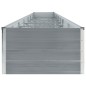 vidaXL Garten-Hochbeet Verzinkter Stahl 600x80x45 cm Grau vidaXL Garten-Hochbeet Verzinkter Stahl 600x80x45 cm Grau
