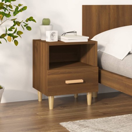 vidaXL Nachttisch Braun Eichen-Optik 40x35x47 cm