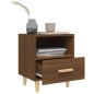 vidaXL Nachttisch Braun Eichen-Optik 40x35x47 cm vidaXL Nachttisch Braun Eichen-Optik 40x35x47 cm
