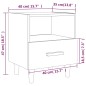 vidaXL Nachttisch Braun Eichen-Optik 40x35x47 cm vidaXL Nachttisch Braun Eichen-Optik 40x35x47 cm