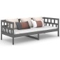 vidaXL Tagesbett Grau Massivholz Kiefer 80x200 cm vidaXL Tagesbett Grau Massivholz Kiefer 80x200 cm