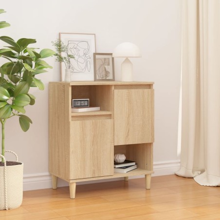 vidaXL Sideboard Sonoma-Eiche 60x35x70 cm Holzwerkstoff