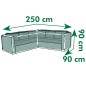 Nature Gartenmöbel-Abdeckung für L-förmige Longers 250x90x90 cm Nature Gartenmöbel-Abdeckung für L-förmige Longers 250x90x90 cm