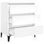 vidaXL Sideboard Weiß 60x35x70 cm Holzwerkstoff vidaXL Sideboard Weiß 60x35x70 cm Holzwerkstoff