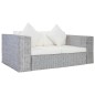 vidaXL 2-tlg. Sofagarnitur mit Auflagen Grau Natur Rattan vidaXL 2-tlg. Sofagarnitur mit Auflagen Grau Natur Rattan