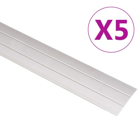 vidaXL Übergangsprofil 5 Stk. Aluminium 134 cm Golden