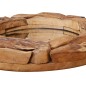 vidaXL Dekorativer Spiegel Teak 80 cm Rund vidaXL Dekorativer Spiegel Teak 80 cm Rund