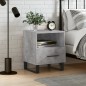 vidaXL Nachttisch Betongrau 40x35x47,5 cm Holzwerkstoff vidaXL Nachttisch Betongrau 40x35x47,5 cm Holzwerkstoff