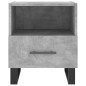 vidaXL Nachttisch Betongrau 40x35x47,5 cm Holzwerkstoff vidaXL Nachttisch Betongrau 40x35x47,5 cm Holzwerkstoff