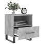 vidaXL Nachttisch Betongrau 40x35x47,5 cm Holzwerkstoff vidaXL Nachttisch Betongrau 40x35x47,5 cm Holzwerkstoff