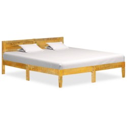 vidaXL Massivholzbett Mango 140 cm 