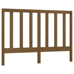 vidaXL Kopfteil Honigbraun 146x4x100 cm Massivholz Kiefer