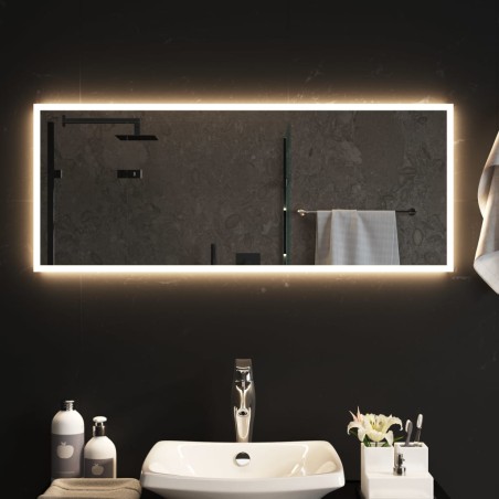 vidaXL LED-Badspiegel 40x100 cm