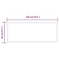 vidaXL LED-Badspiegel 40x100 cm vidaXL LED-Badspiegel 40x100 cm