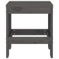 vidaXL Gartenhocker 2 Stk. Grau 40x36x45 cm Massivholz Kiefer vidaXL Gartenhocker 2 Stk. Grau 40x36x45 cm Massivholz Kiefer