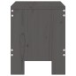 vidaXL Gartenhocker 2 Stk. Grau 40x36x45 cm Massivholz Kiefer vidaXL Gartenhocker 2 Stk. Grau 40x36x45 cm Massivholz Kiefer