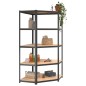 vidaXL Regale mit 5 Böden 2 Stk. Anthrazit Stahl & Holzwerkstoff vidaXL Regale mit 5 Böden 2 Stk. Anthrazit Stahl & Holzwerkstoff