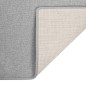 vidaXL Teppichläufer Hellgrau 50x250 cm vidaXL Teppichläufer Hellgrau 50x250 cm