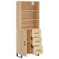 vidaXL Highboard Sonoma-Eiche 69,5x34x180 cm Holzwerkstoff vidaXL Highboard Sonoma-Eiche 69,5x34x180 cm Holzwerkstoff