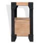 vidaXL Nachttisch Akazienholz Massiv Stahl 40 x 30 x 54 cm vidaXL Nachttisch Akazienholz Massiv Stahl 40 x 30 x 54 cm