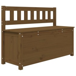 vidaXL Sitzbank Honigbraun 110x41x76,5 cm Massivholz Kiefer