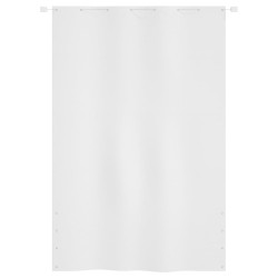 vidaXL Balkon-Sichtschutz Weiß 160x240 cm Oxford-Gewebe