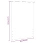 vidaXL Balkon-Sichtschutz Weiß 160x240 cm Oxford-Gewebe vidaXL Balkon-Sichtschutz Weiß 160x240 cm Oxford-Gewebe
