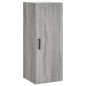 vidaXL Highboard Grau Sonoma 34,5x34x180 cm Holzwerkstoff vidaXL Highboard Grau Sonoma 34,5x34x180 cm Holzwerkstoff