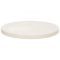 vidaXL Tischplatte Weiß Ø40x2,5 cm Massivholz Kiefer vidaXL Tischplatte Weiß Ø40x2,5 cm Massivholz Kiefer