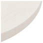 vidaXL Tischplatte Weiß Ø40x2,5 cm Massivholz Kiefer vidaXL Tischplatte Weiß Ø40x2,5 cm Massivholz Kiefer