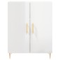 vidaXL Highboard Hochglanz-Weiß 69,5x34x180 cm Holzwerkstoff vidaXL Highboard Hochglanz-Weiß 69,5x34x180 cm Holzwerkstoff