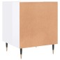vidaXL Nachttisch Hochglanz-Weiß 40x40x50 cm Holzwerkstoff vidaXL Nachttisch Hochglanz-Weiß 40x40x50 cm Holzwerkstoff