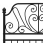 vidaXL Bettgestell Schwarz Metall 90x200 cm vidaXL Bettgestell Schwarz Metall 90x200 cm