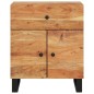 vidaXL Nachttisch 50x33x60 cm Massivholz Akazie & Holzwerkstoff vidaXL Nachttisch 50x33x60 cm Massivholz Akazie & Holzwerkstoff