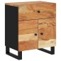 vidaXL Nachttisch 50x33x60 cm Massivholz Akazie & Holzwerkstoff vidaXL Nachttisch 50x33x60 cm Massivholz Akazie & Holzwerkstoff