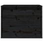 vidaXL Wandschrank Schwarz 45x30x35 cm Massivholz Kiefer vidaXL Wandschrank Schwarz 45x30x35 cm Massivholz Kiefer