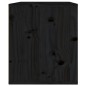 vidaXL Wandschrank Schwarz 45x30x35 cm Massivholz Kiefer vidaXL Wandschrank Schwarz 45x30x35 cm Massivholz Kiefer