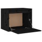 vidaXL Wandschrank Schwarz 45x30x35 cm Massivholz Kiefer vidaXL Wandschrank Schwarz 45x30x35 cm Massivholz Kiefer