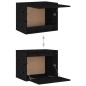 vidaXL Wandschrank Schwarz 45x30x35 cm Massivholz Kiefer vidaXL Wandschrank Schwarz 45x30x35 cm Massivholz Kiefer