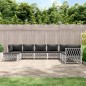 vidaXL 8-tlg. Garten-Lounge-Set mit Kissen Weiß Stahl vidaXL 8-tlg. Garten-Lounge-Set mit Kissen Weiß Stahl