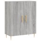 vidaXL Highboard Grau Sonoma 69,5x34x180 cm Holzwerkstoff vidaXL Highboard Grau Sonoma 69,5x34x180 cm Holzwerkstoff