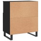 vidaXL Sideboards 2 Stk. Schwarz Holzwerkstoff vidaXL Sideboards 2 Stk. Schwarz Holzwerkstoff