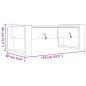 vidaXL Couchtisch 110×60×40 cm Teak Massivholz vidaXL Couchtisch 110×60×40 cm Teak Massivholz