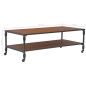 vidaXL Couchtisch mit Ablagefläche 120x60x40 cm Massivholz Tanne vidaXL Couchtisch mit Ablagefläche 120x60x40 cm Massivholz Tanne