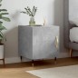 vidaXL Nachttisch Betongrau 40x40x50 cm Holzwerkstoff vidaXL Nachttisch Betongrau 40x40x50 cm Holzwerkstoff