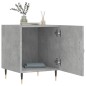 vidaXL Nachttisch Betongrau 40x40x50 cm Holzwerkstoff vidaXL Nachttisch Betongrau 40x40x50 cm Holzwerkstoff