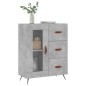 vidaXL Sideboard Betongrau 69,5x34x90 cm Holzwerkstoff vidaXL Sideboard Betongrau 69,5x34x90 cm Holzwerkstoff
