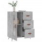 vidaXL Sideboard Betongrau 69,5x34x90 cm Holzwerkstoff vidaXL Sideboard Betongrau 69,5x34x90 cm Holzwerkstoff