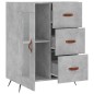 vidaXL Sideboard Betongrau 69,5x34x90 cm Holzwerkstoff vidaXL Sideboard Betongrau 69,5x34x90 cm Holzwerkstoff