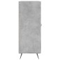 vidaXL Sideboard Betongrau 69,5x34x90 cm Holzwerkstoff vidaXL Sideboard Betongrau 69,5x34x90 cm Holzwerkstoff